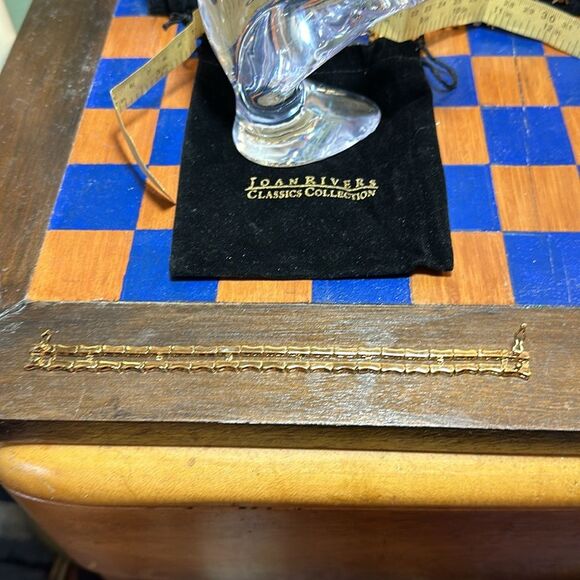 JOAN RIVERS Bamboo Goldtone Tennis Bracelet/Jacket - Picture 5 of 5